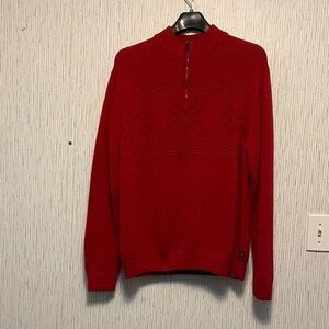 Chaps Men’s Pullover Quarter-Zip Sweater XL/TG